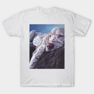 English Setter Fine Art Painting T-Shirt